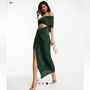apple green dresses Kurunji Apple Green Semi Silk Dress main image 0